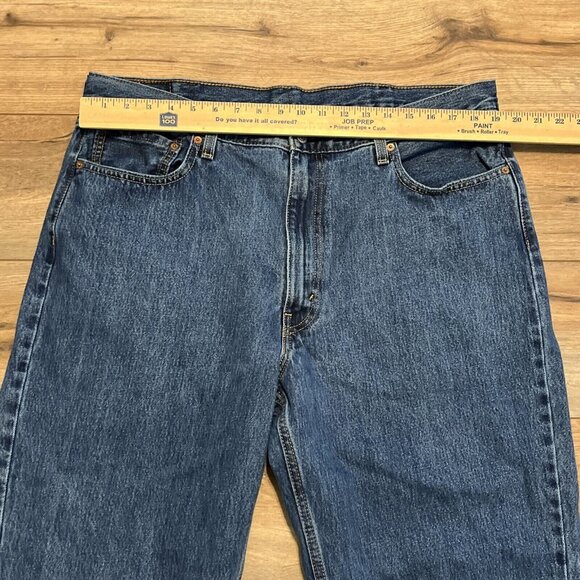 Men's Levis 550 Relaxed Fit Denim Jeans SIZE 40x30 Blue Cotton Modern Red Tab - Picture 4 of 12